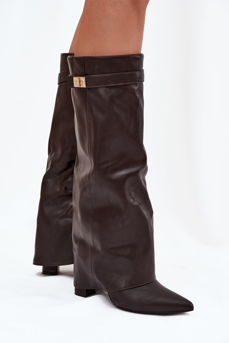 Celestine - Knee-High Leather Boots-15553347780981-Mirella Fiore