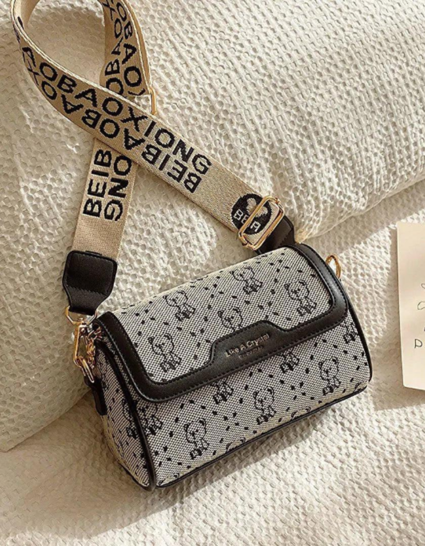 Celinea – Embellished bunny charm – Crossbody bag-15209173647733-Mirella Fiore