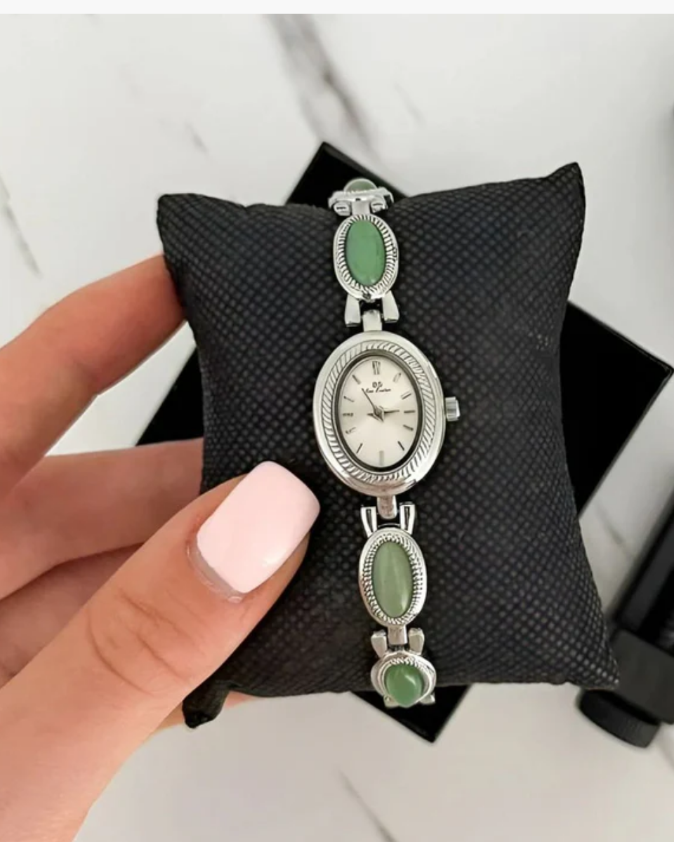 Cettina – Green stone accents – Vintage watch-15233937473909-Mirella Fiore
