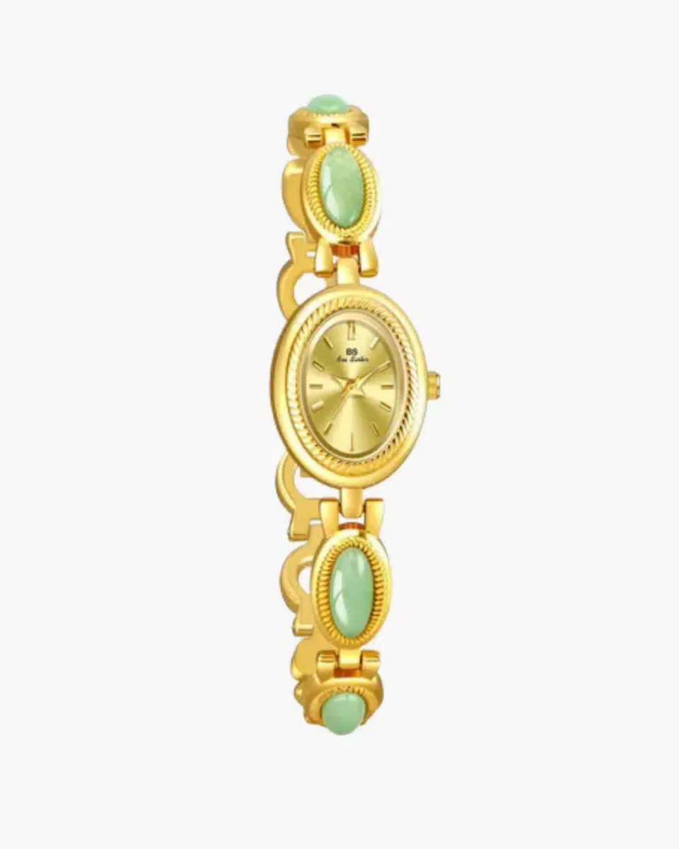 Cettina – Green stone accents – Vintage watch-15233937473909-Mirella Fiore