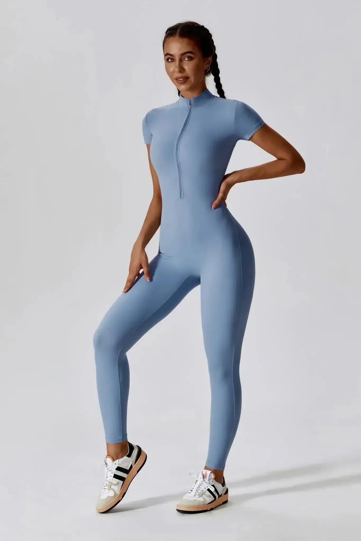 Chiarina – Sculpting fit – Timeless activewear jumpsuit-15134026629493-Mirella Fiore