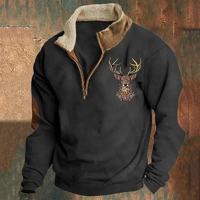 Christos – Pullover with Deer Detail-15552184746357-Mirella Fiore