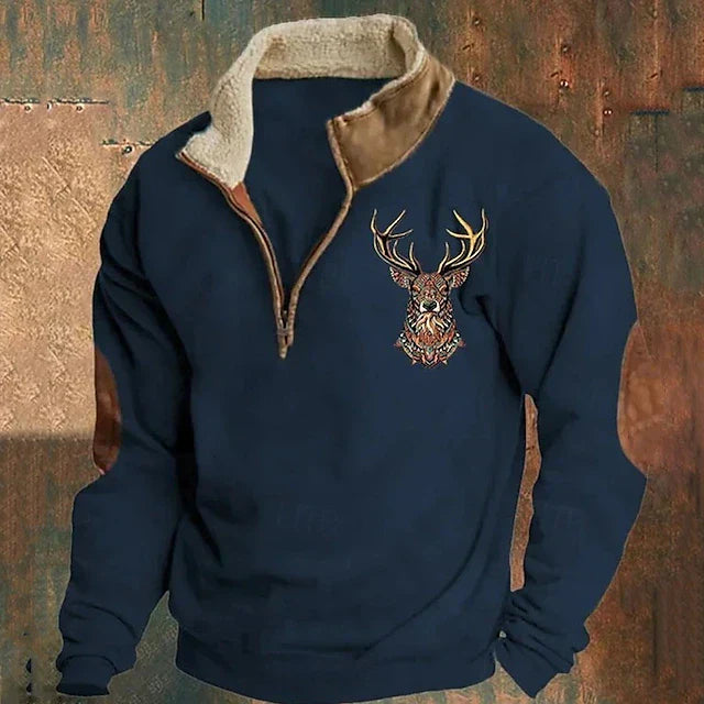 Christos – Pullover with Deer Detail-15552184746357-Mirella Fiore