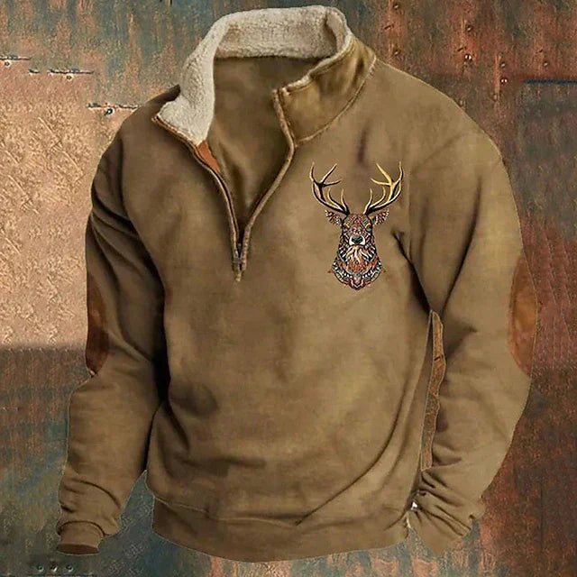 Christos – Pullover with Deer Detail-15552184746357-Mirella Fiore