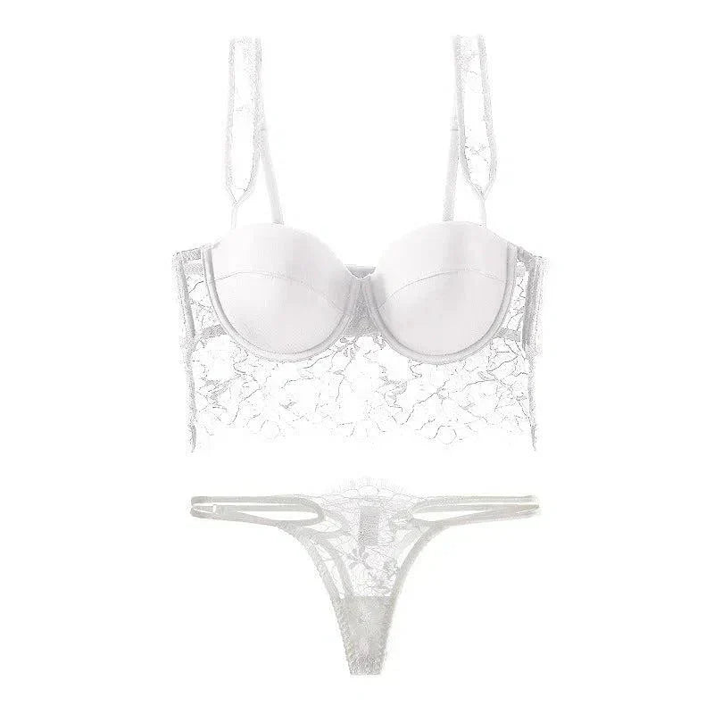 Cieline – Lace eyelash trim – Lingerie set-15133746758005-Mirella Fiore