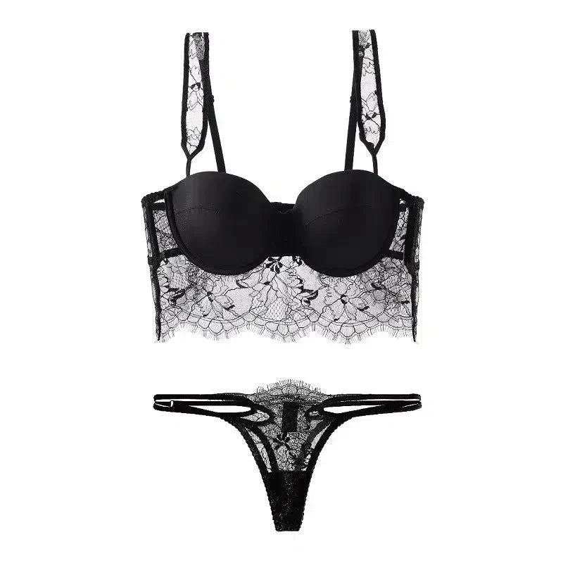 Cieline – Lace eyelash trim – Lingerie set-15133746758005-Mirella Fiore