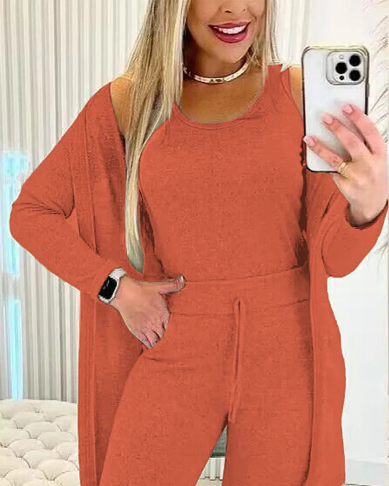 Cira - Elegant and Comfortable Tricolore Set for Women-15553174503797-Nancy & Mae Savannah