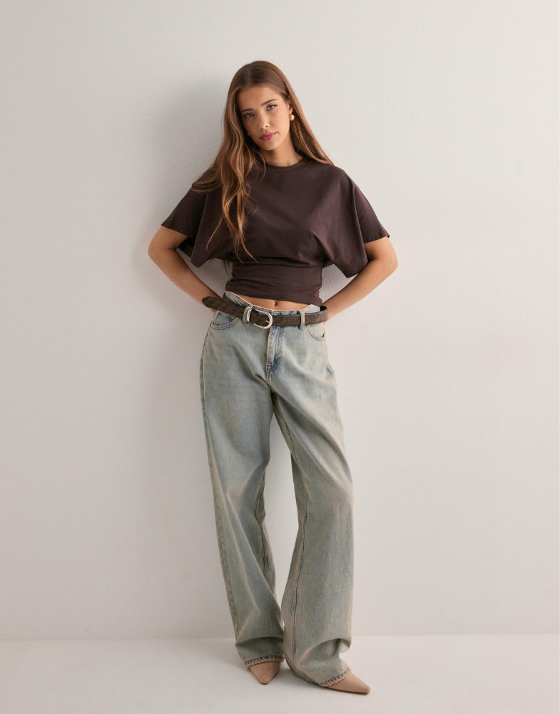 Cirella – Cinched waist – Cropped t-shirt-15133781459317-Mirella Fiore