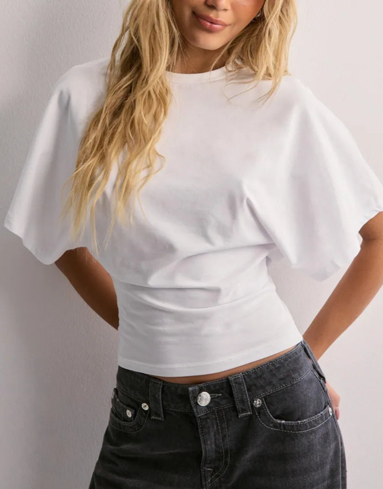 Cirella – Cinched waist – Cropped t-shirt-15133781459317-Mirella Fiore