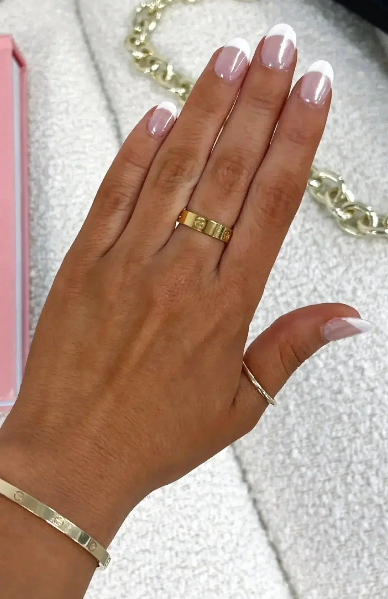 Clairette – Chunky design – Gold-plated ring-15227807236469-Mirella Fiore