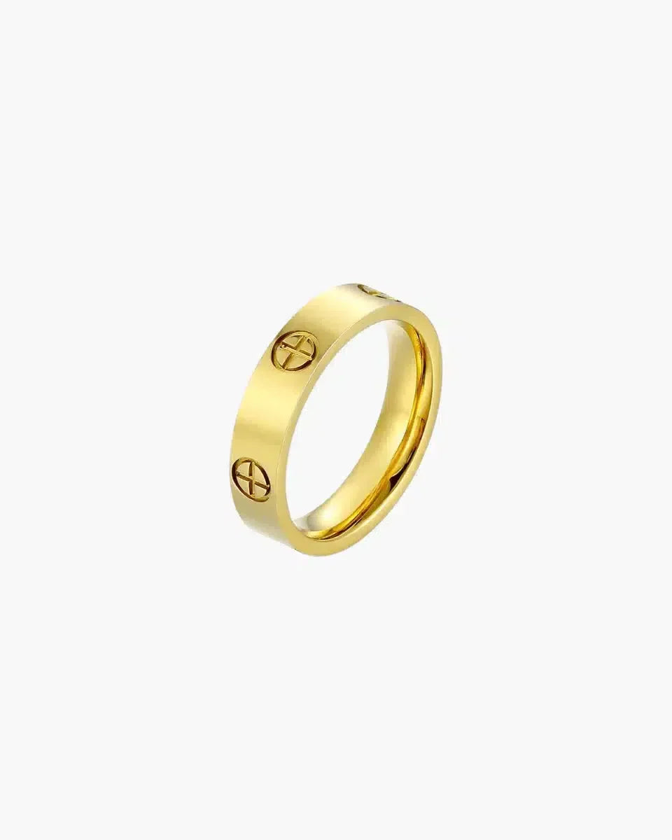Clairette – Chunky design – Gold-plated ring-15227807236469-Mirella Fiore