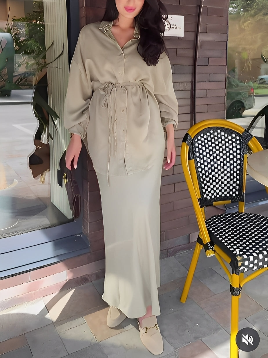 Clara - Chic Two-Piece Set-15549008740725-Nancy & Mae Savannah