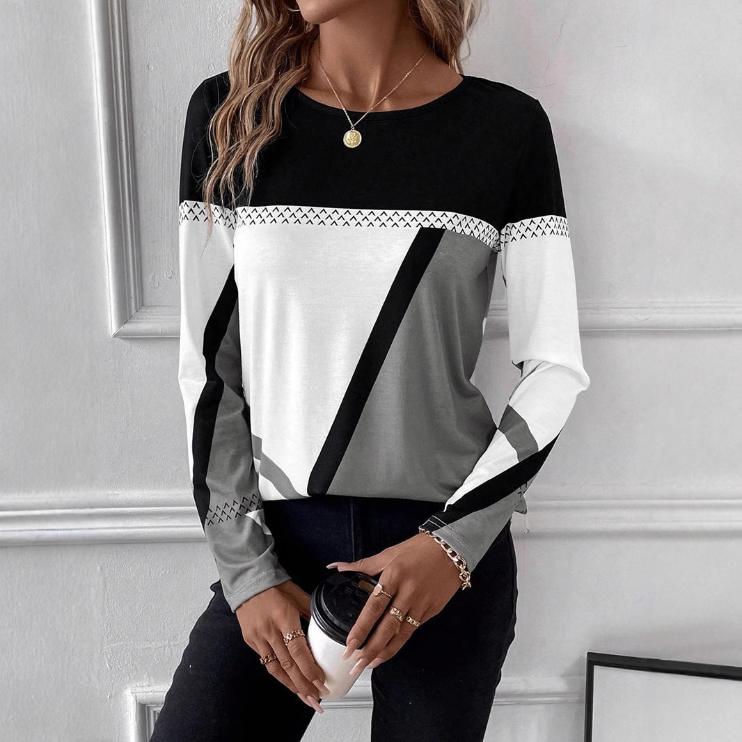 Clara – Stylish Long Sleeve Shirt-15552322535797-Mirella Fiore