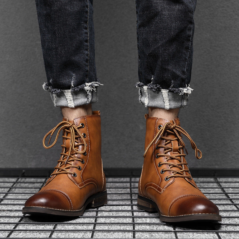 Claude - Genuine Leather Boots-15550769987957-Nancy & Mae Savannah