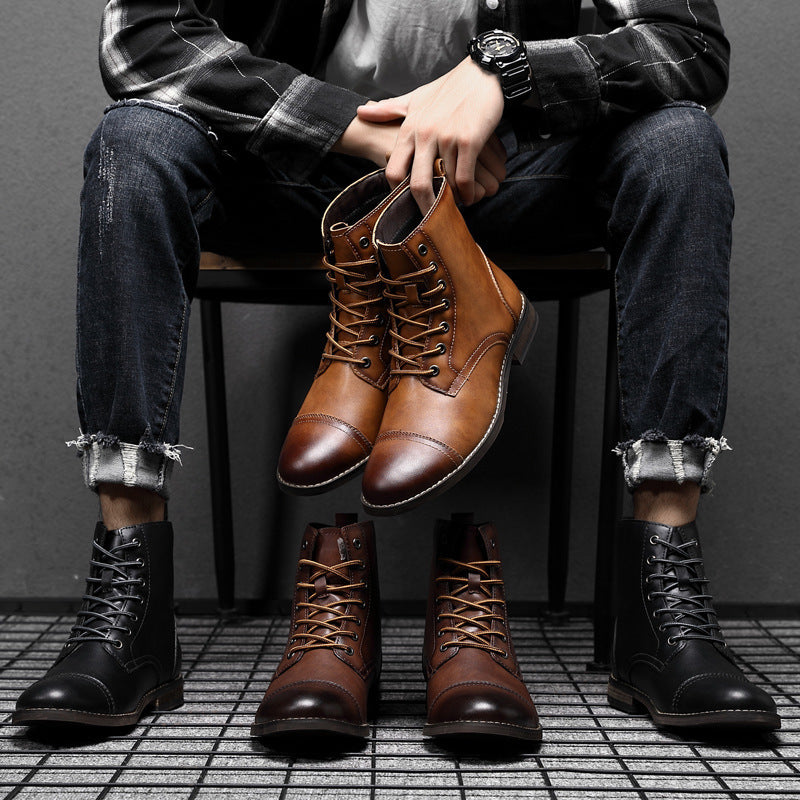 Claude - Genuine Leather Boots-15550769987957-Nancy & Mae Savannah