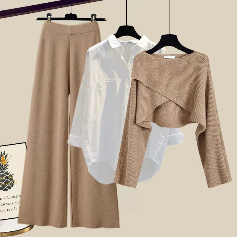 Clea - Comfy Set in Three Parts with Long Sleeves-15553173750133-Mirella Fiore
