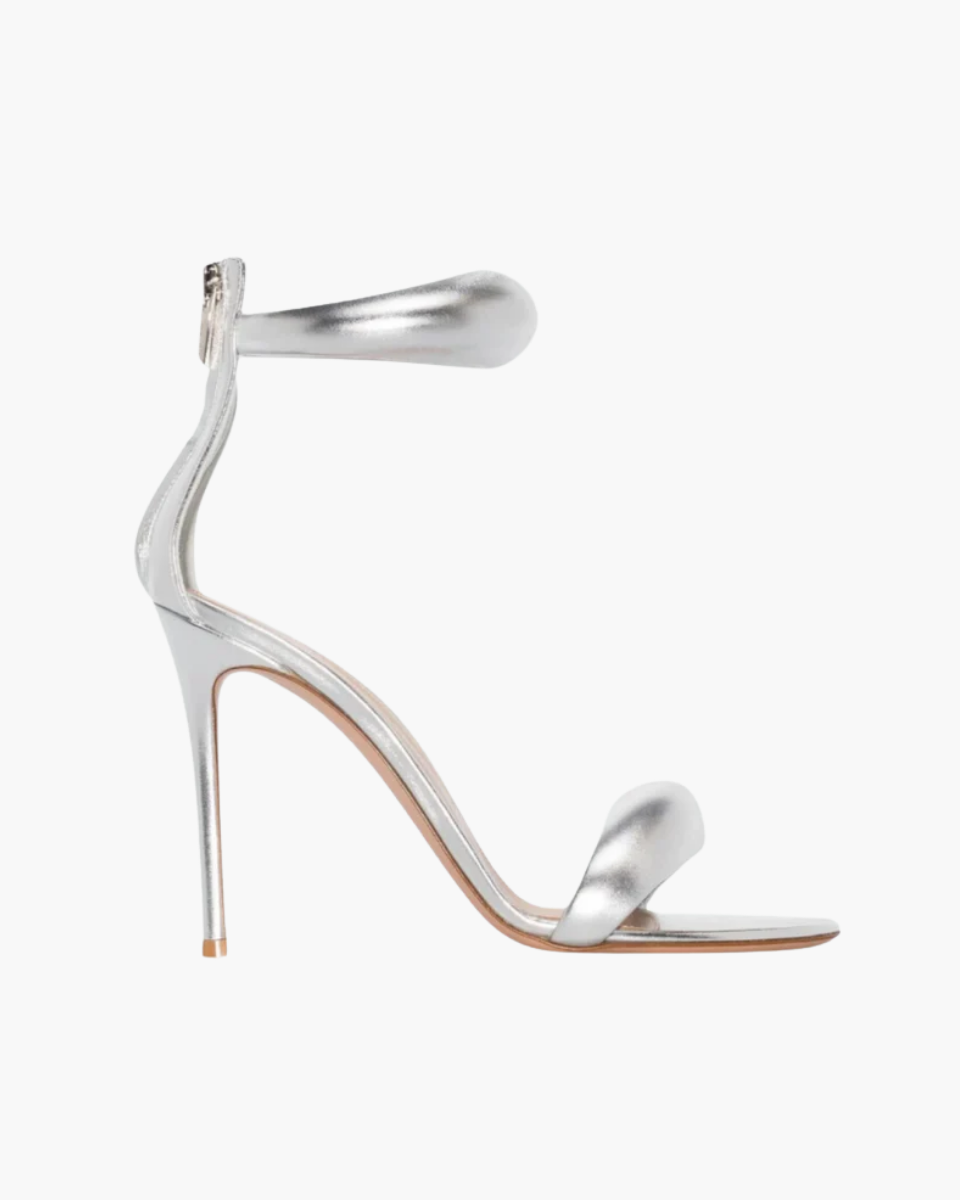Clémence – Stiletto design – Puffy ankle strap heels-15133957521781-Mirella Fiore