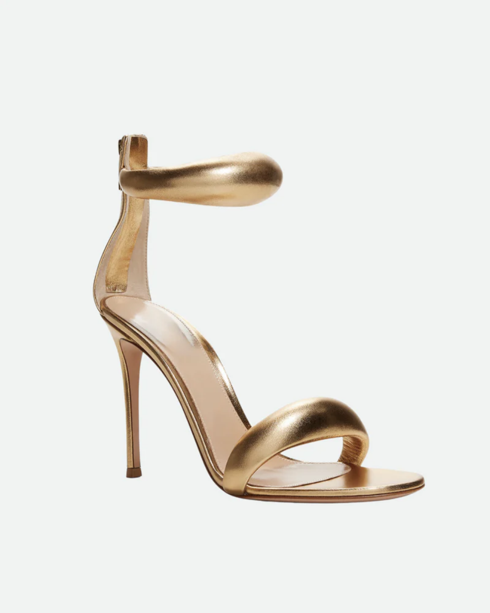 Clémence – Stiletto design – Puffy ankle strap heels-15133957521781-Mirella Fiore