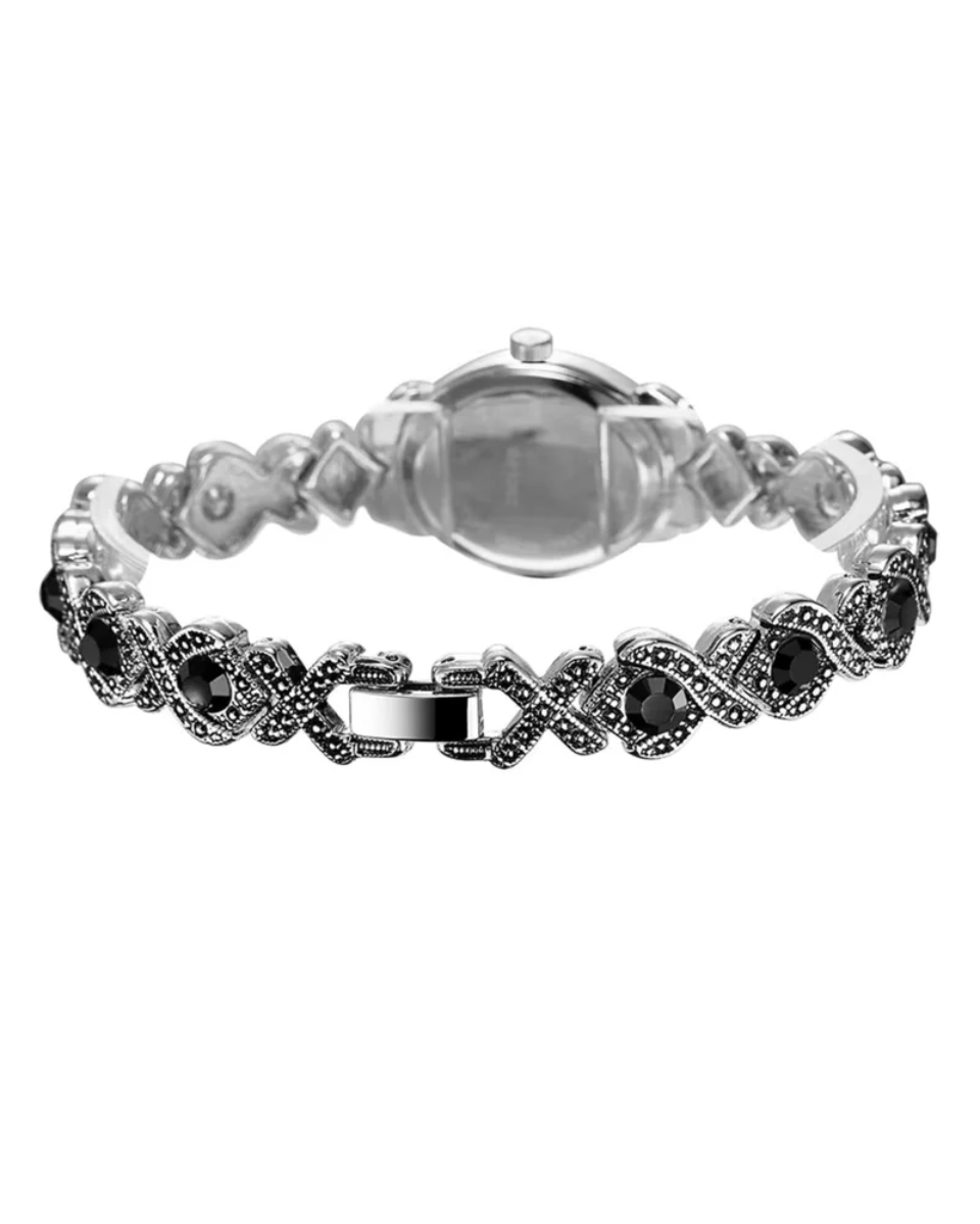 Clessidra – Intricate scrollwork bracelet – Vintage watch-15233936949621-Nancy & Mae Savannah