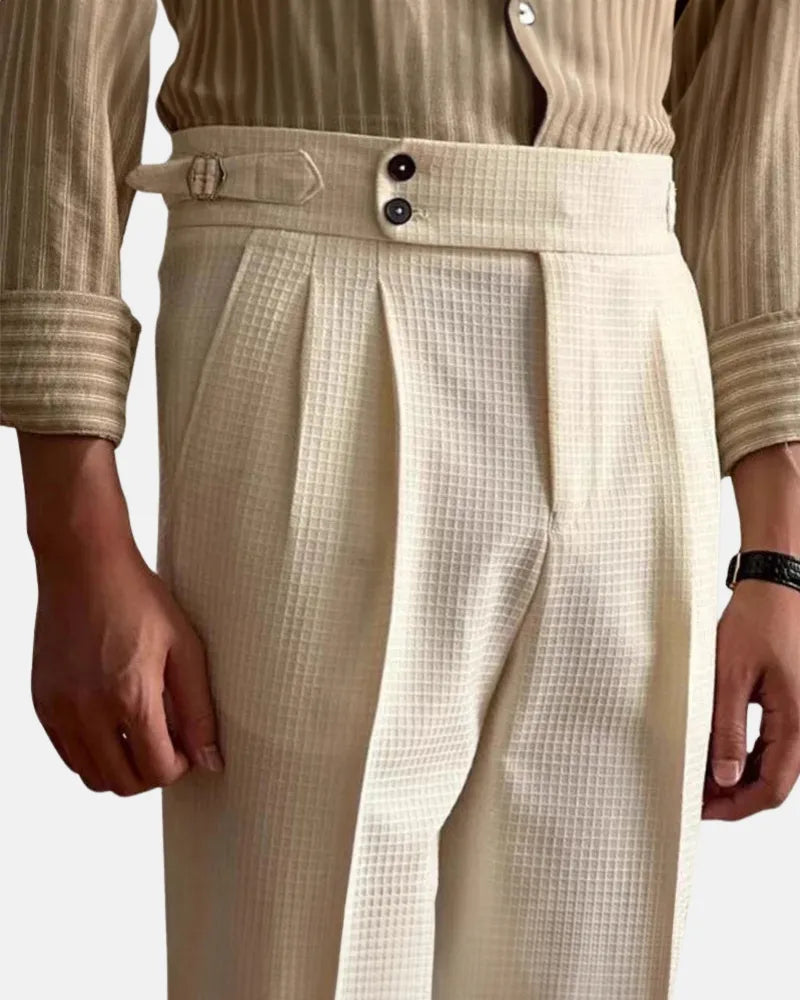 Columbus Jacquard Pants-15553365311861-Mirella Fiore