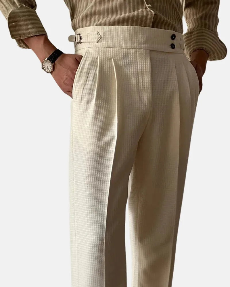 Columbus Jacquard Pants-15553365311861-Mirella Fiore