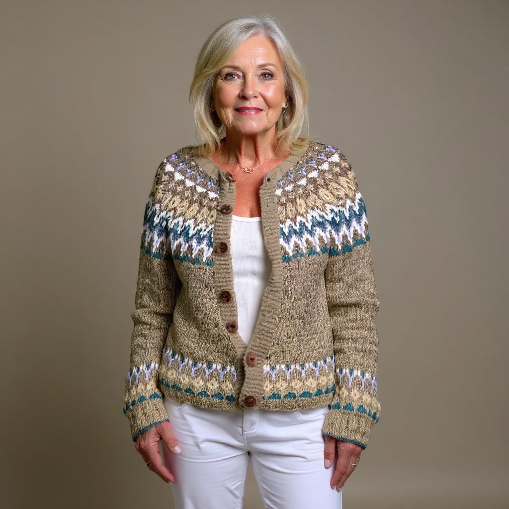 Cora - Vintage Icelandic Cardigan-15531113841013-Mirella Fiore