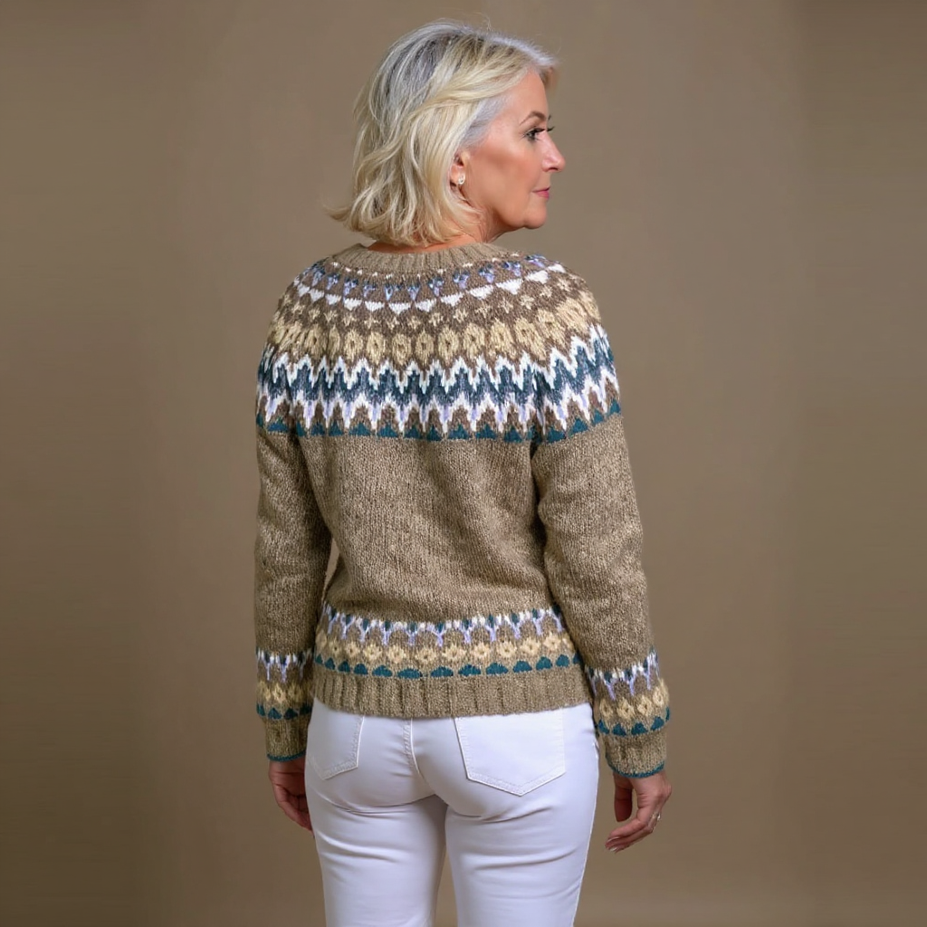 Cora - Vintage Icelandic Cardigan-15531113841013-Nancy & Mae Savannah