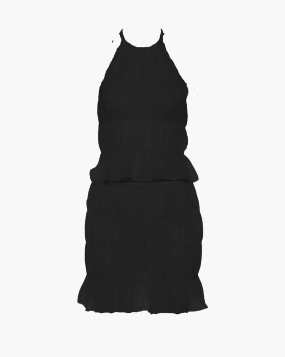 Coralie – Breezy elegance – Ruched halter top & skirt set-15133951492469-Mirella Fiore