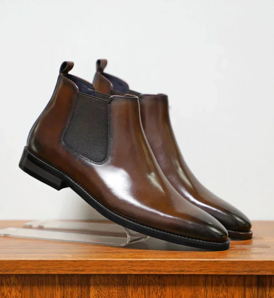Craig - Chelsea Boots Made of Genuine Leather-15550769758581-Mirella Fiore