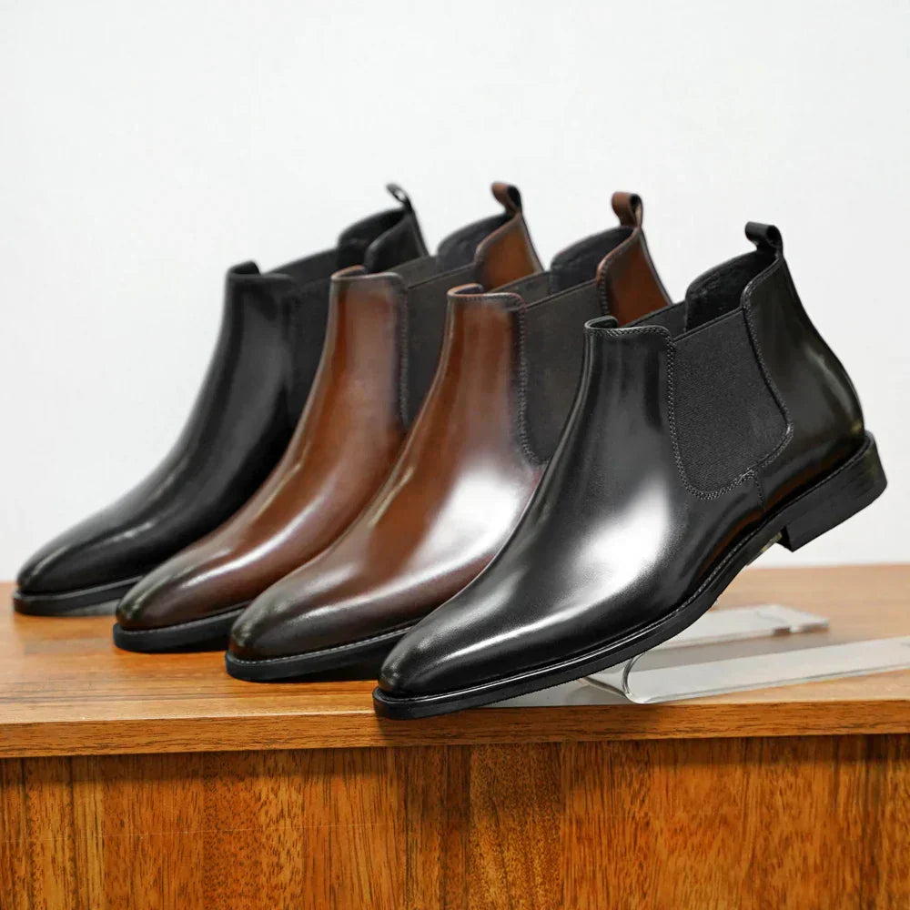 Craig - Chelsea Boots Made of Genuine Leather-15550769758581-Mirella Fiore