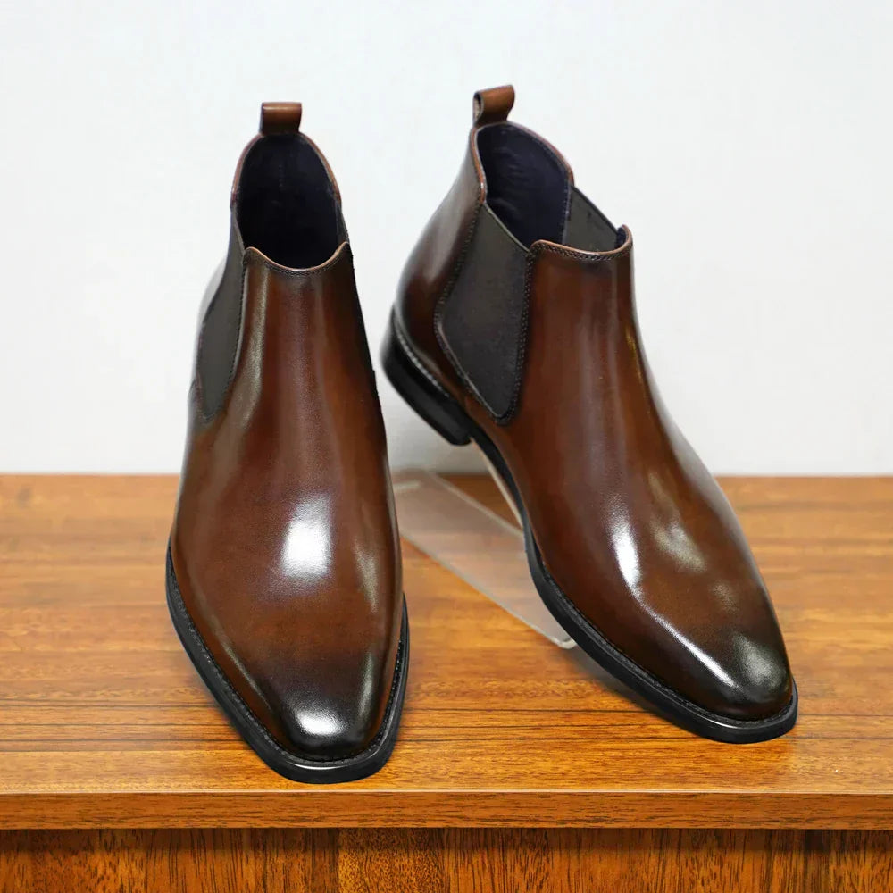 Craig - Chelsea Boots Made of Genuine Leather-15550769758581-Mirella Fiore
