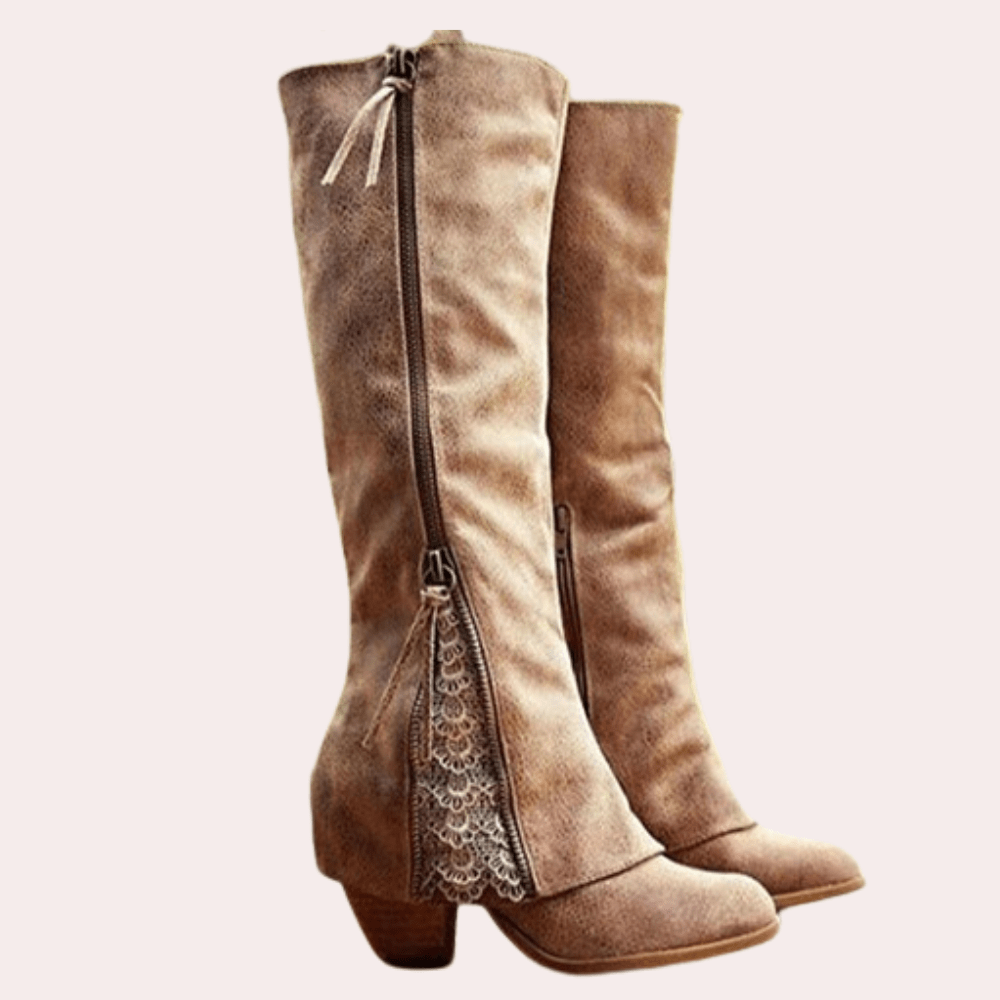 Cressida - Lace Rider Boots-15544869126517-Mirella Fiore