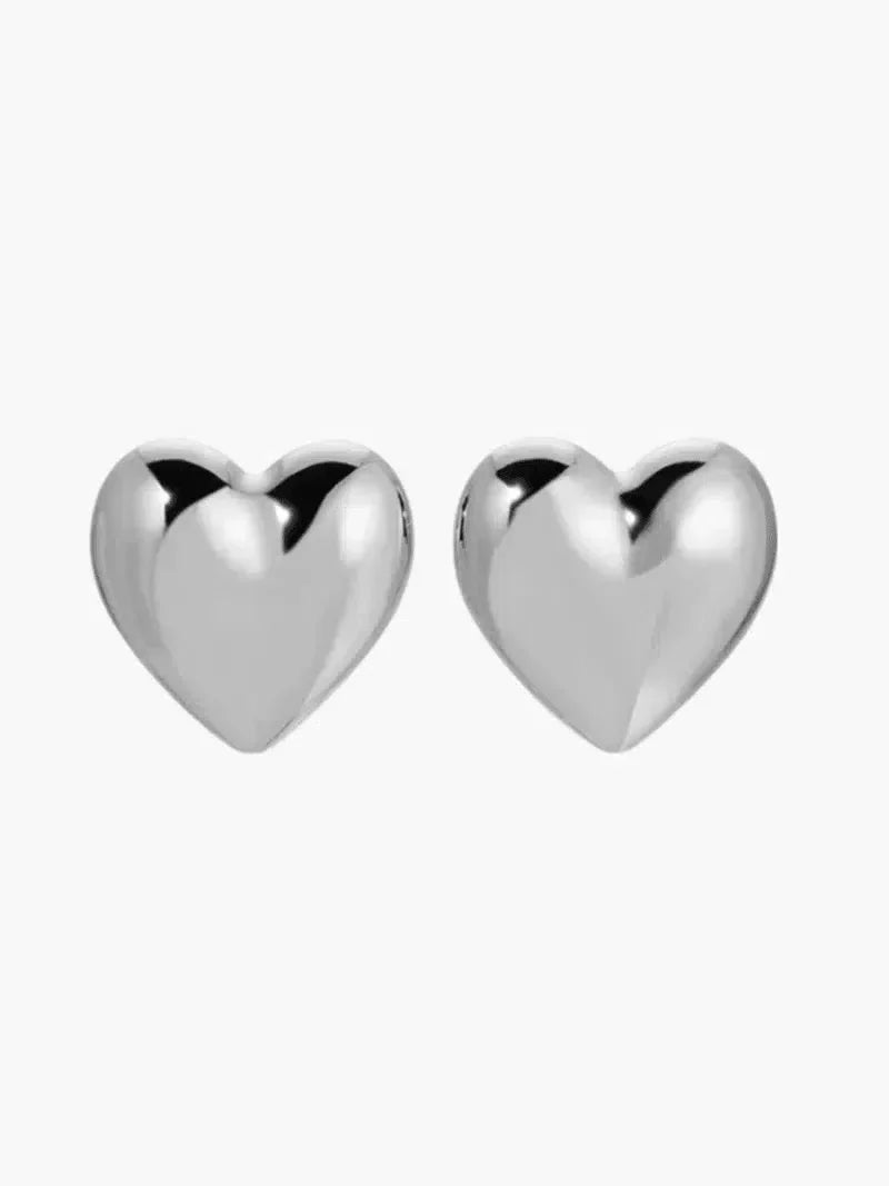 Cuore – Chunky design – Heart earrings-15227778597237-Nancy & Mae Savannah