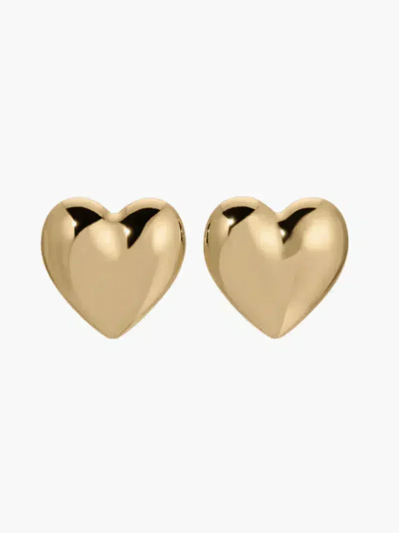 Cuore – Chunky design – Heart earrings-15227778597237-Nancy & Mae Savannah
