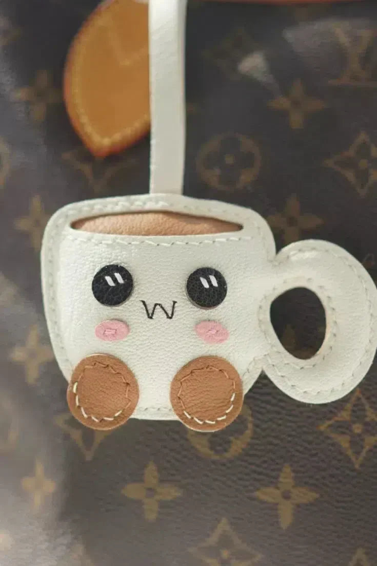 Cuppy the Coffee – Whimsical theme – Bag charm-15133607264629-Mirella Fiore