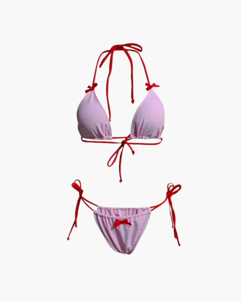 Cyarra – Y2K coquette style – Ribbon bikini set-15133921706357-Mirella Fiore
