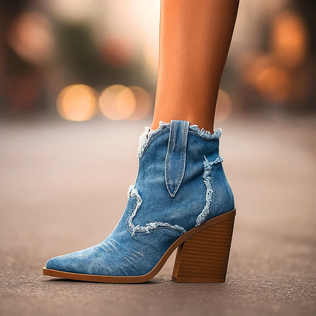 DAKOTA - LYNN DENIM BOOTS-15560640856437-Nancy & Mae Savannah