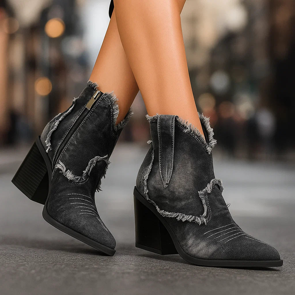 DAKOTA - LYNN DENIM BOOTS-15560640856437-Nancy & Mae Savannah