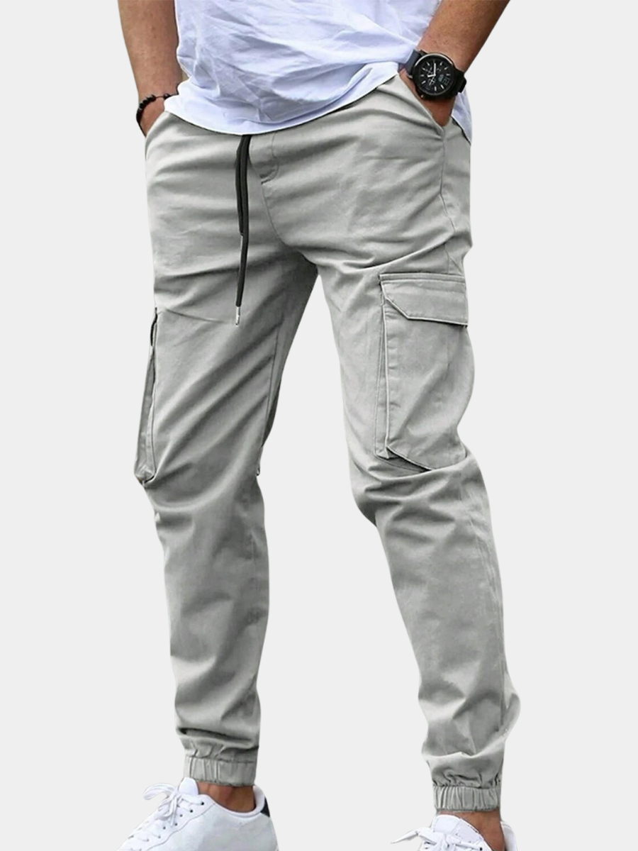 DAVID | MEN'S CARGO JOGGER TROUSERS-15553363673461-Mirella Fiore