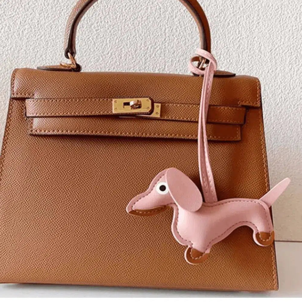 Dachshund – Playful dachshund design – Bag charm-15133605921141-Mirella Fiore