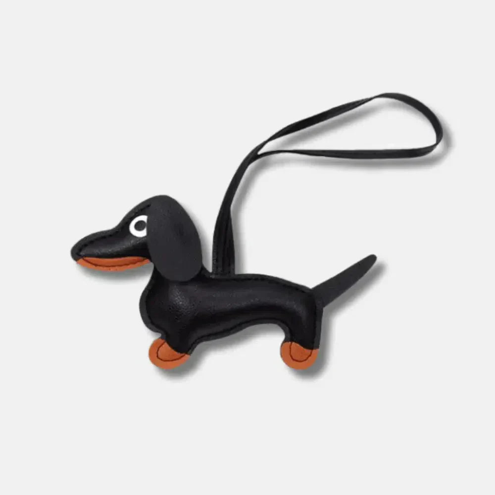 Dachshund – Playful dachshund design – Bag charm-15133605921141-Nancy & Mae Savannah