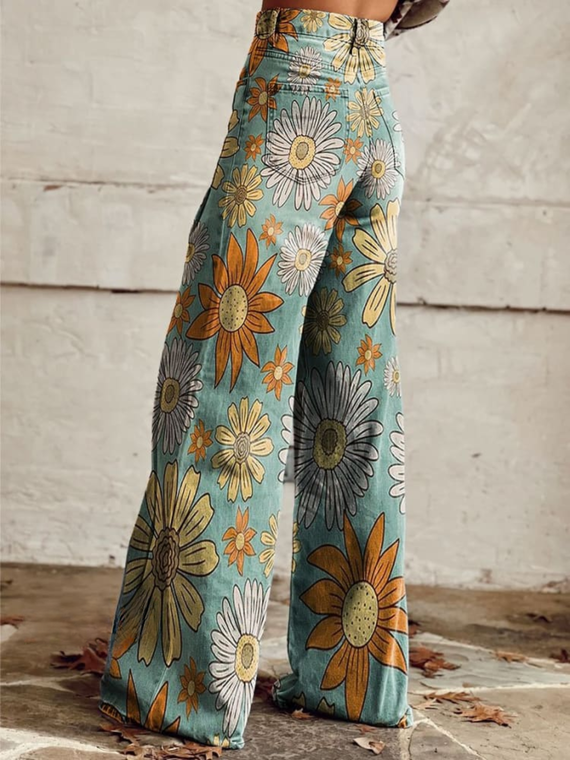 Daisy - Festival Bloom Wide-Leg pants-15531073667445-Mirella Fiore