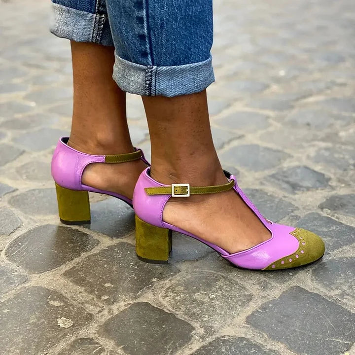 Dakota - Closed Sandal With T-Bar Strap-15551041765749-Mirella Fiore