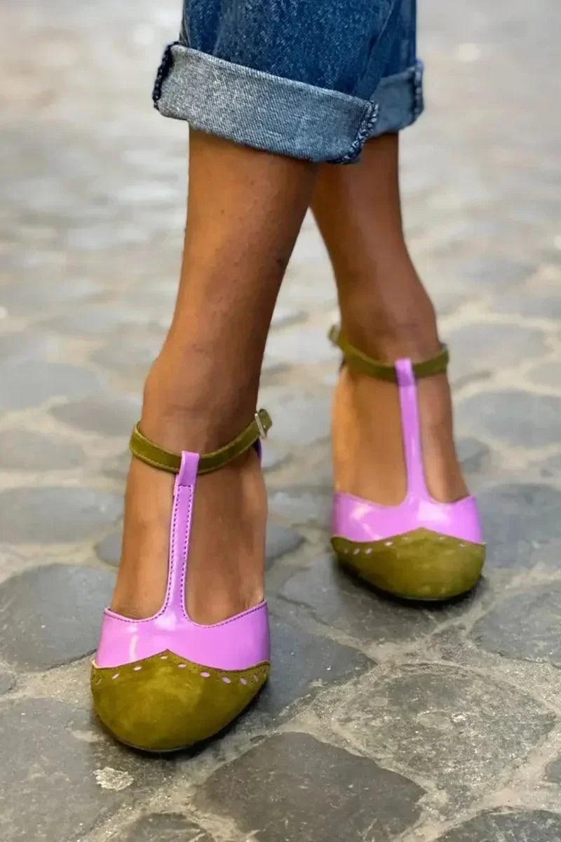 Dakota - Closed Sandal With T-Bar Strap-15551041765749-Mirella Fiore