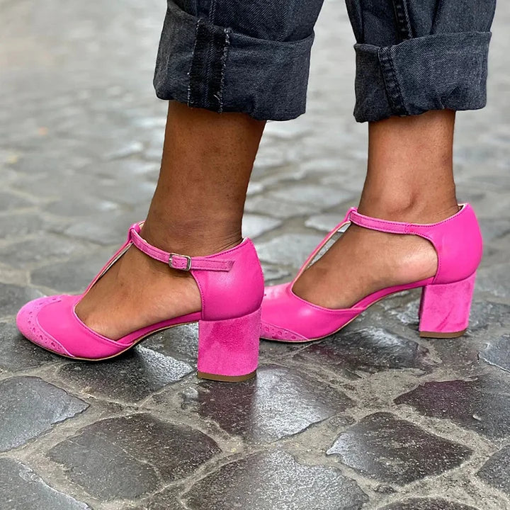 Dakota - Closed Sandal With T-Bar Strap-15551041765749-Mirella Fiore