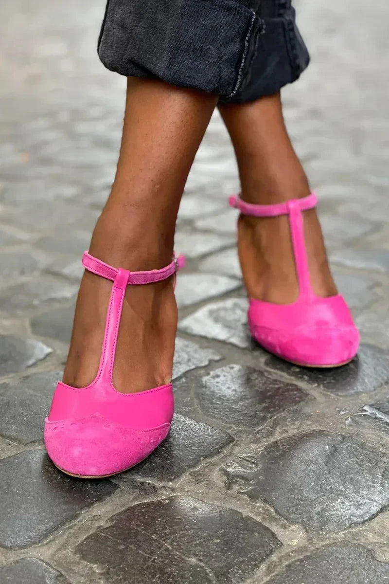 Dakota - Closed Sandal With T-Bar Strap-15551041765749-Mirella Fiore