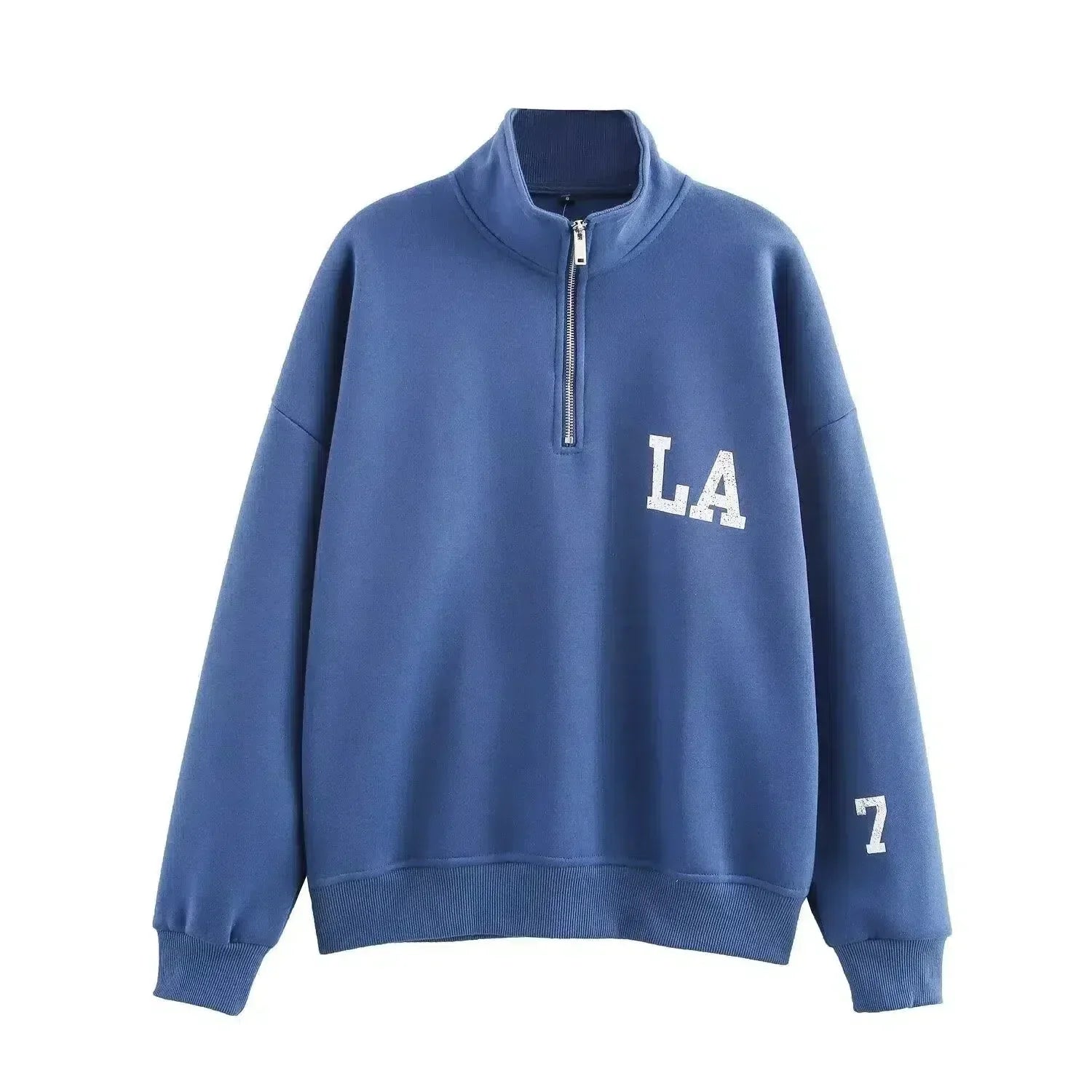 Damaris – Half-zip pullover & cuffed pants– LA lounge set-15133711368565-Mirella Fiore