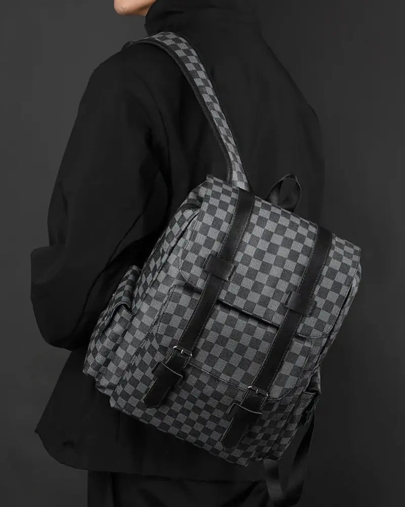 Damier Checkered Backpack-15553365279093-Mirella Fiore