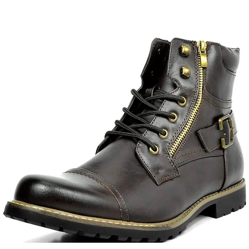 Damon - Leather Lace-Up Boots-15550770512245-Nancy & Mae Savannah