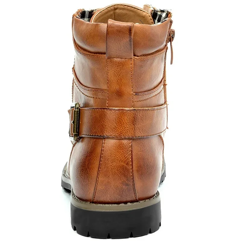 Damon - Leather Lace-Up Boots-15550770512245-Nancy & Mae Savannah